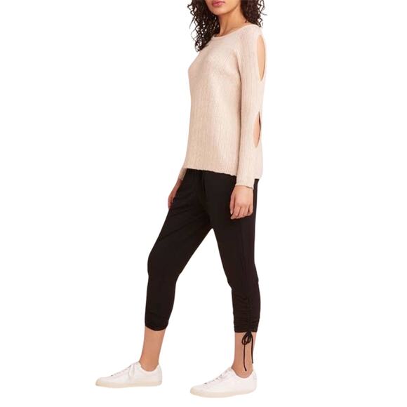 BB DAKOTA REVOLVE Ribbed Sweater Underneath it all Pullover Crew Neck Large NWT - Picture 6 of 11